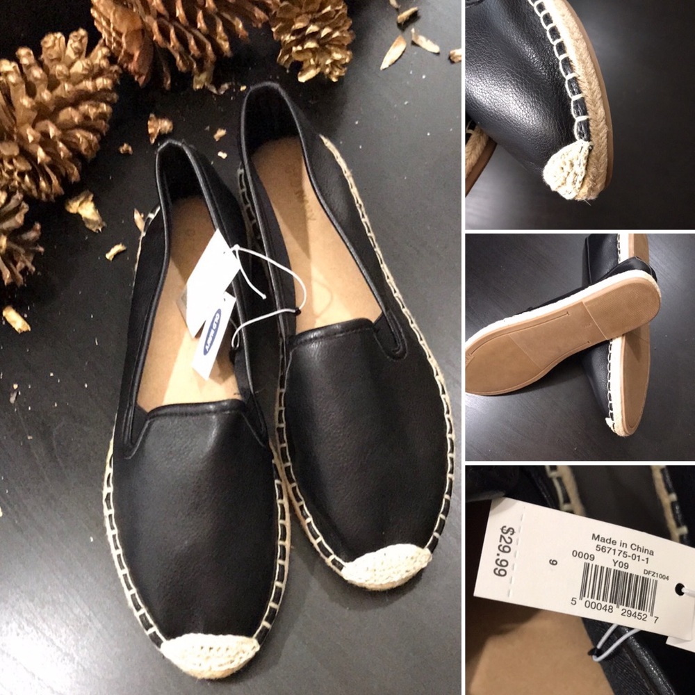 Old navy black shoes